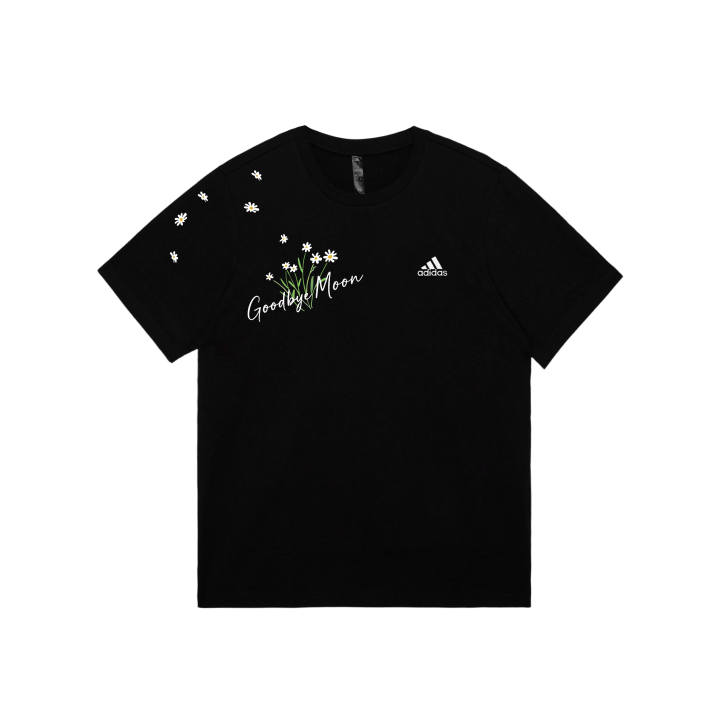 Adidas Adidas MUST HAVES T Shirts Unisex Black Crew Neck Moderate Straight Fit