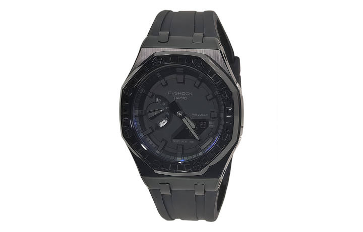CASIO CASIO Unisex Liquid Crystal/Analog Dual Display Series 44mm Black Watch