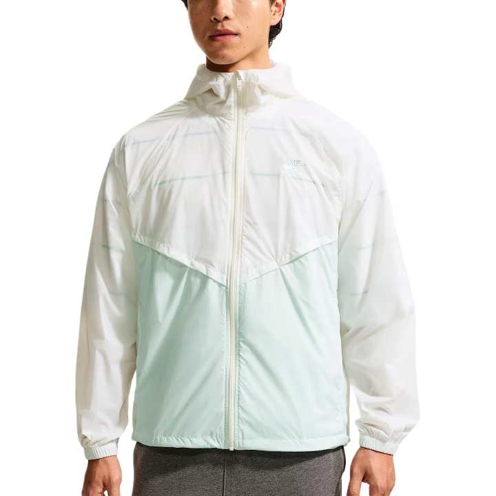 Nike Nike WINDRUNNER Sun Protection Clothing Men's Sail White/Slight Green/Slight Green Hooded Non Detachable Moderate Other