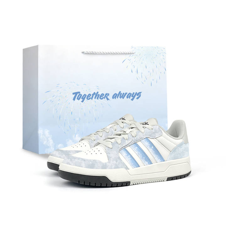 Adidas Adidas ENTRAP Skateboard Shoes Unisex Low Top Blue/White