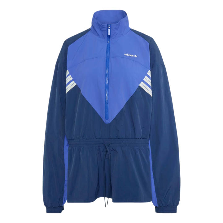Adidas Adidas Jackets Women's Bright Blue/Midnight Indigo Stand Collar Moderate Nipped In Waist