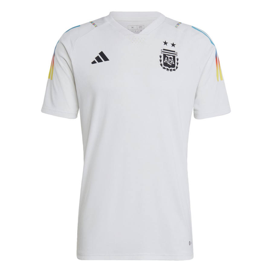 Adidas Adidas Argentina National Team Soccer Jerseys Unisex White V Neck Moderate