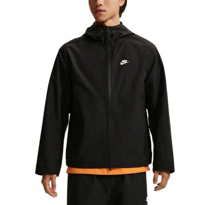 Nike Nike Jackets Men's Black Hooded Non Detachable Moderate Other
