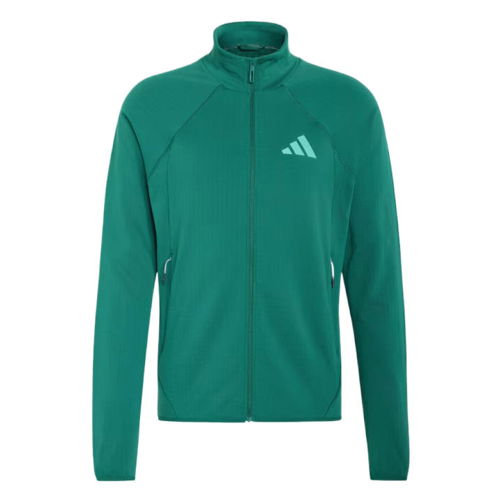Adidas Adidas Jackets Men's University Green Stand Collar Moderate