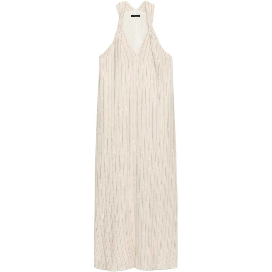 ZARA Sleeveless Dresses Women's Nude/Sea Blue V Neck Moderate