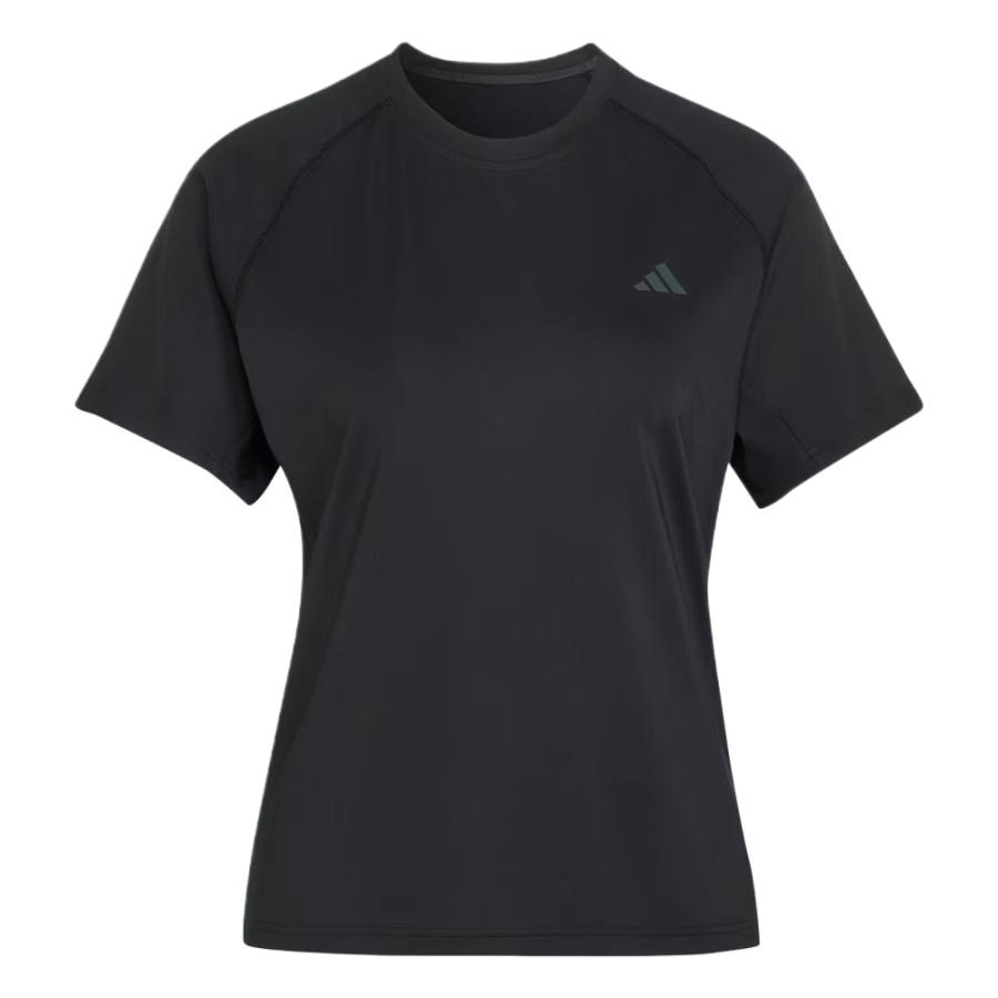 Adidas Adidas Tennis T Shirts Women's Black Crew Neck Moderate