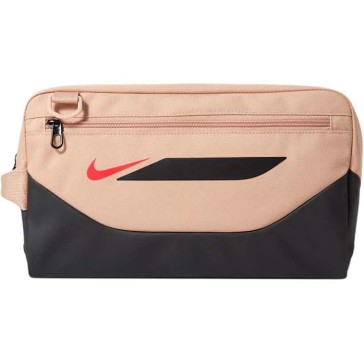 Nike Nike Academy Travel Organizers Flax With Black And Bright Red Accents