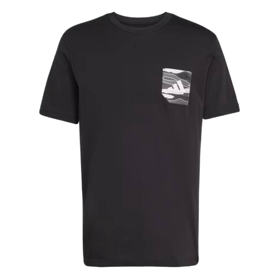 Adidas Adidas T Shirts Men's Black Crew Neck Moderate