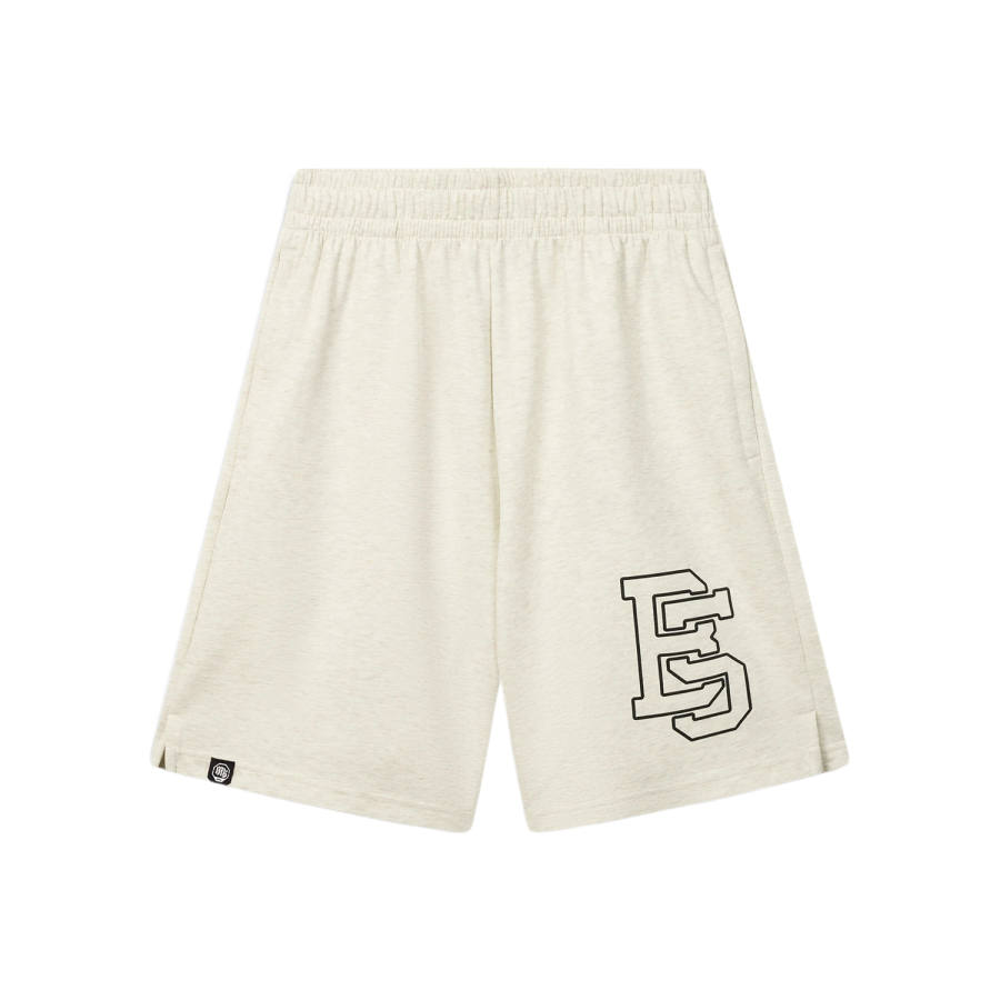 Li-Ning Li Ning Casual Shorts Men's Heather Gray Light Khaki Moderate Straight Fit Pants