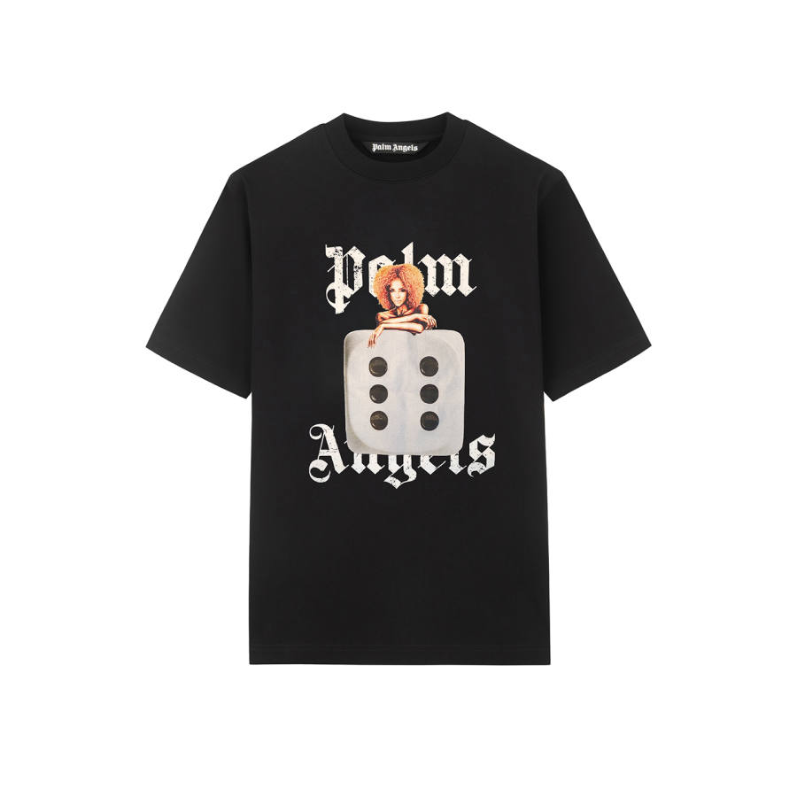 PALM ANGELS T Shirts Unisex Crew Neck Moderate Straight Fit