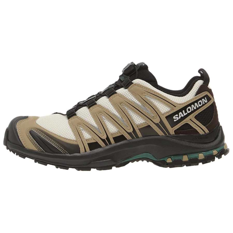 SALOMON XA PRO 3D Running Shoes Men's Low Top Beige Brown