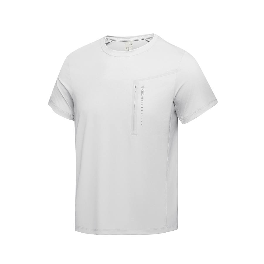 Skechers T Shirts Men's Crew Neck Moderate Straight Fit
