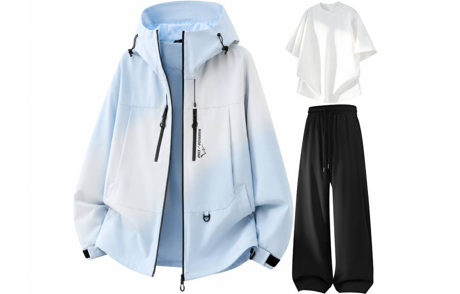 WARRIOR Casual Sportswear Unisex Hooded Non Detachable Moderate