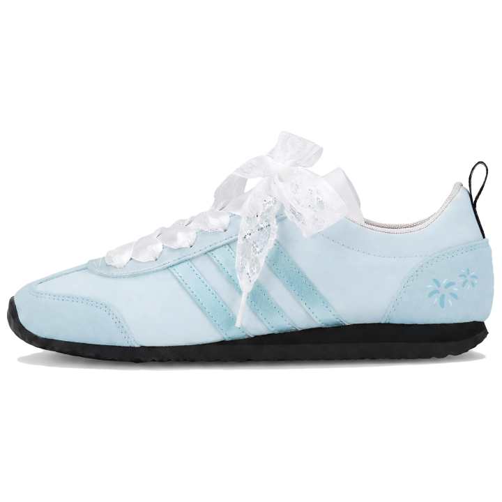 Adidas Adidas VS JOG 2.0 German Army Trainers Unisex Low Top Black/White/Blue