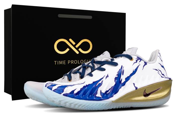 Nike Nike G.T. Cut 4 Basketball Shoes Unisex Low Top White/Blue/Gold