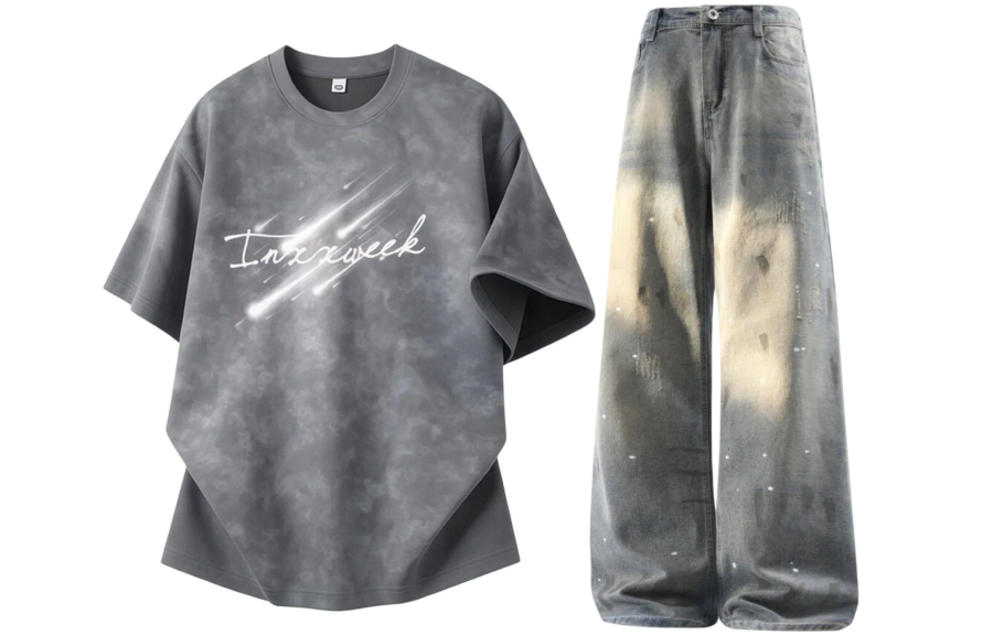GWAF Casual Sportswear Unisex Crew Neck Moderate