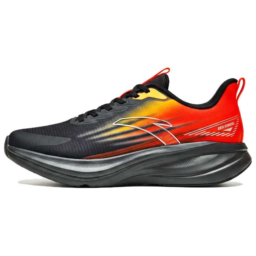 ANTA Running Shoes Men's Low Top Red/Yellow