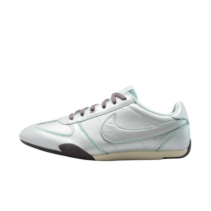 Nike Nike Sprint Sister Casual Shoes Women's Low Top Metallic Silver/Metallic Silver/Coconut Milk White/Baroque Brown/Cave Stone/Light Green