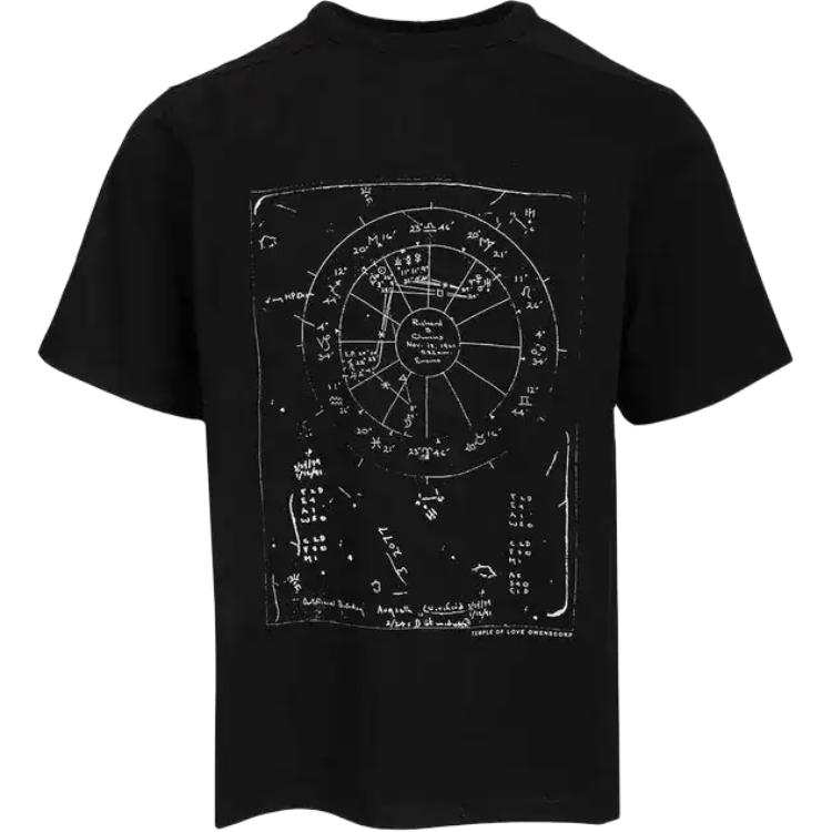 RICK OWENS T Shirts Men's Black Boat Neck