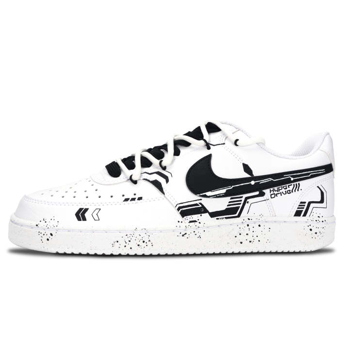 Nike Nike Court Vision 1 Skateboard Shoes Unisex Low Top White/Black