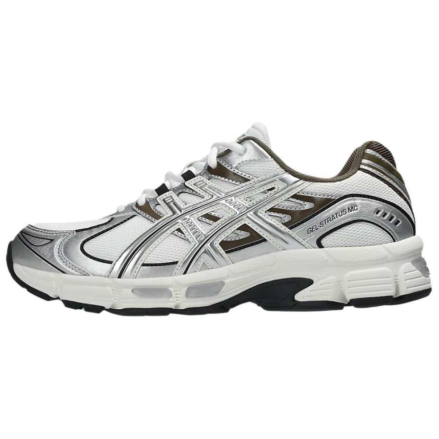 ASICS GEL STRATUS MC Running Shoes Unisex Silver Brown