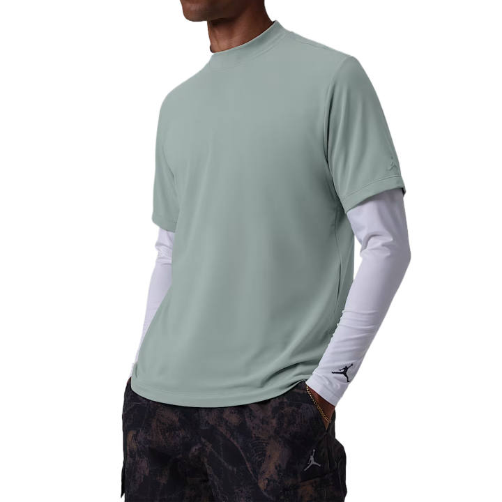 Jordan Jordan Sport Golf Clothing Men's Jade Smoke Half Turtleneck Moderate