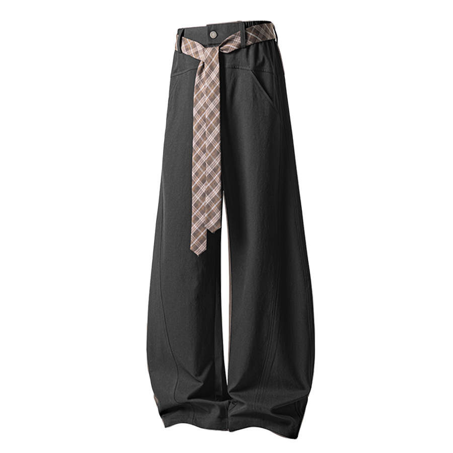 GWAF Casual Pants Unisex Black Moderate Scimitar Pants