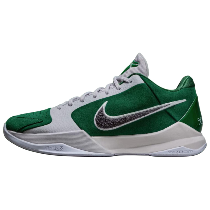 Nike Nike Zoom Kobe 5 Basketball Shoes Unisex Low Top Green White