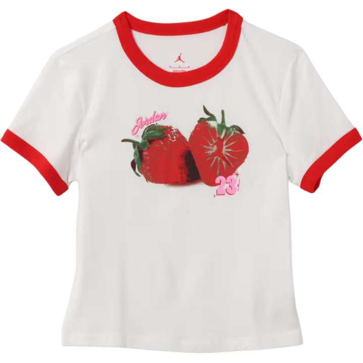 Jordan Jordan BRAND T Shirts Women's White Crew Neck Moderate