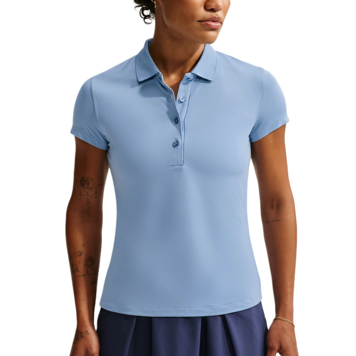 Nike Nike Club Golf Clothing Women's Blue/White Polo Collar Moderate