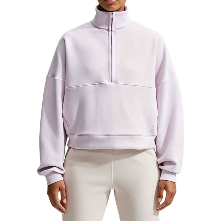 Nike Nike 24.7 Sweatshirts Women's Bleached Lilac/Platinum Violet Stand Collar Moderate