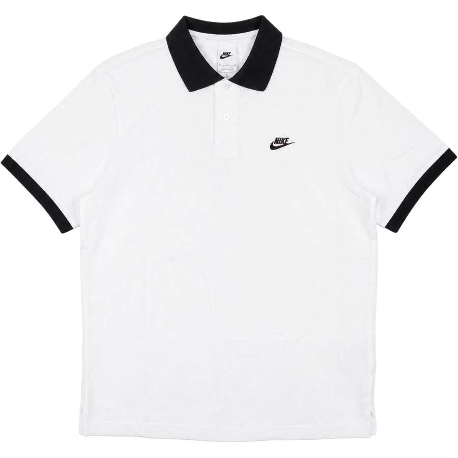 Nike Nike Club Polo Shirts Unisex White Polo Collar Moderate