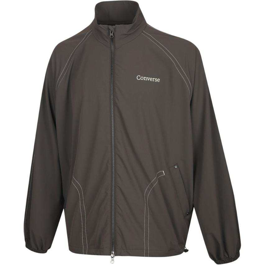 Converse Converse Baseball Jerseys Men's Dark Gray Stand Collar Moderate