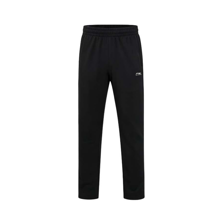 Li-Ning Li Ning Knitted Sweatpants Men's Black Moderate Straight Fit Pants