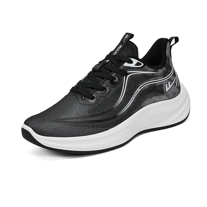 WARRIOR WARRIOR Running Shoes Men's Low Top White Blue Gray Gradient Multicolor