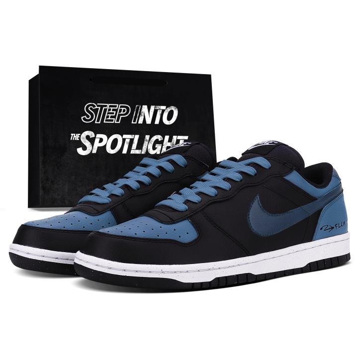 Nike Nike Big Skateboard Shoes Unisex Low Top Black White