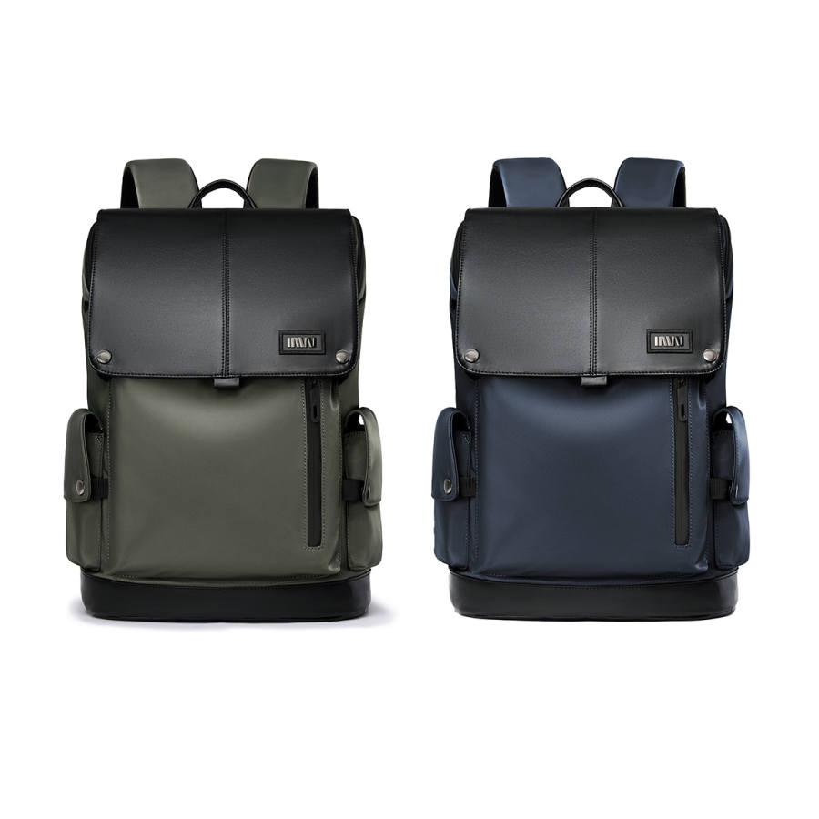 SEPTWOLVES SEPTWOLVES Fabric Backpack Large Unisex Jasper/Black Blue