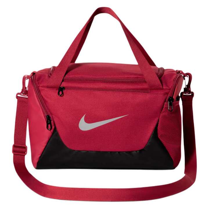 Nike Nike Brasilia Gym Bags Hard Red & Black & Reflective Silver