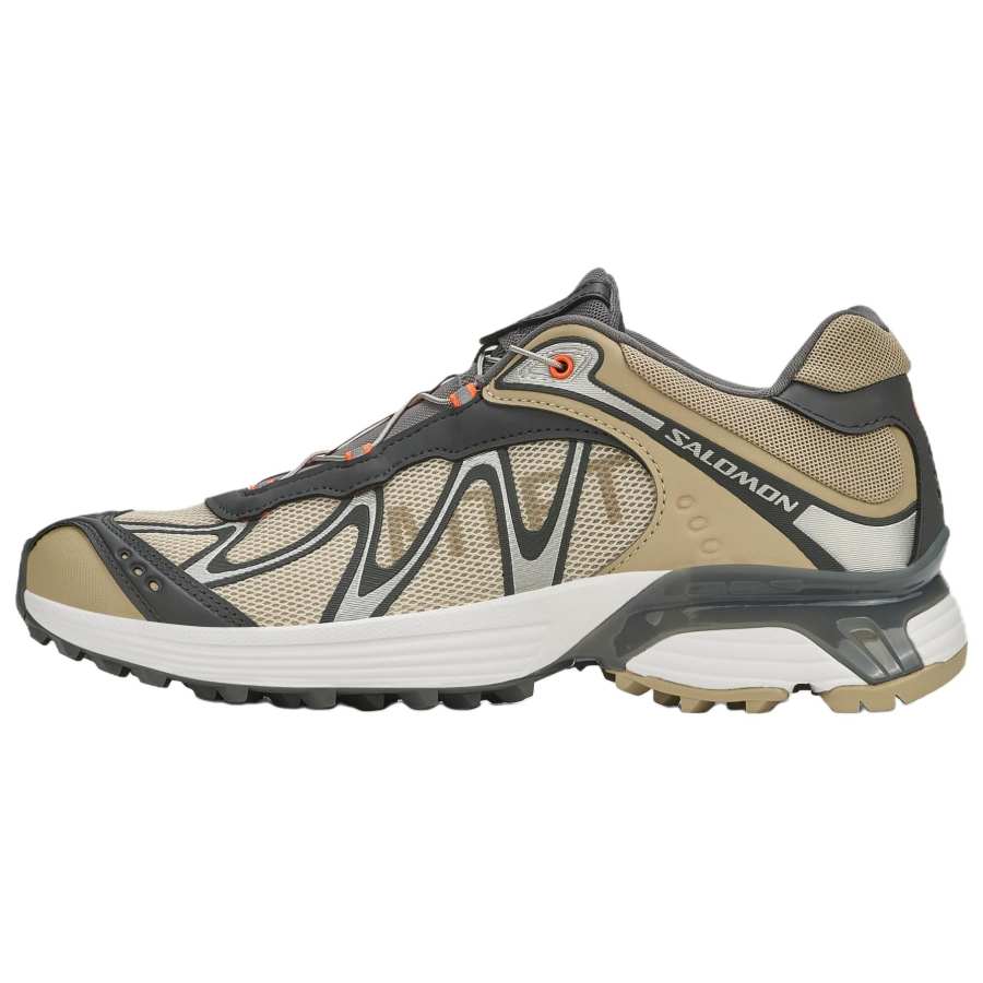 SALOMON XT WHISPER Running Shoes Unisex Low Top Gray/Brown