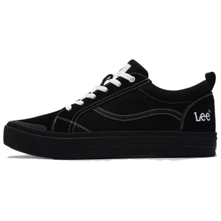 Lee Lee Skateboard Shoes Unisex Low Top Black