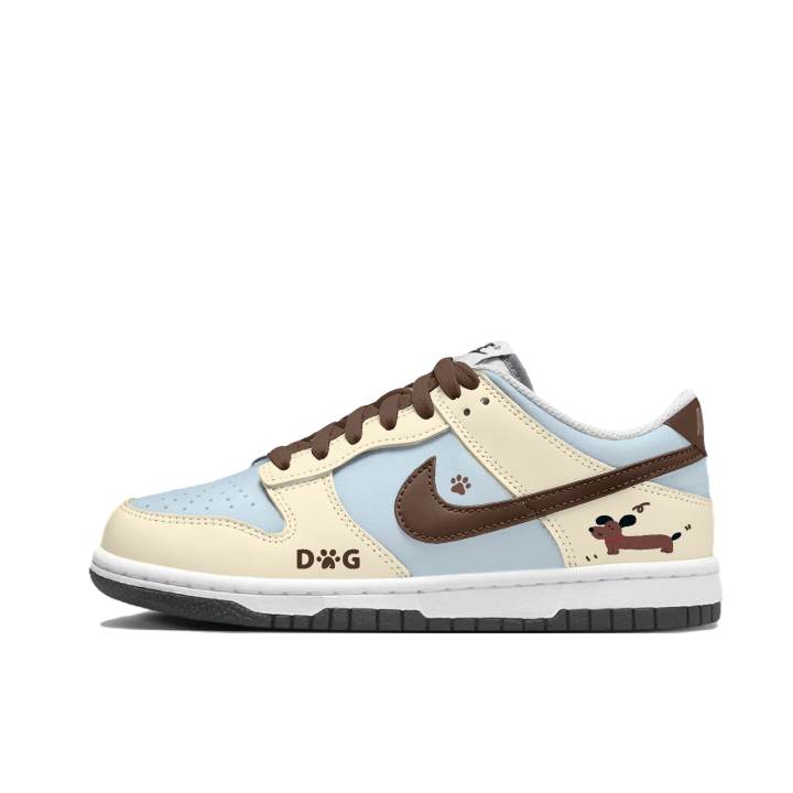 Nike Nike Dunk Skateboard Shoes Unisex Low Top Blue/Yellow