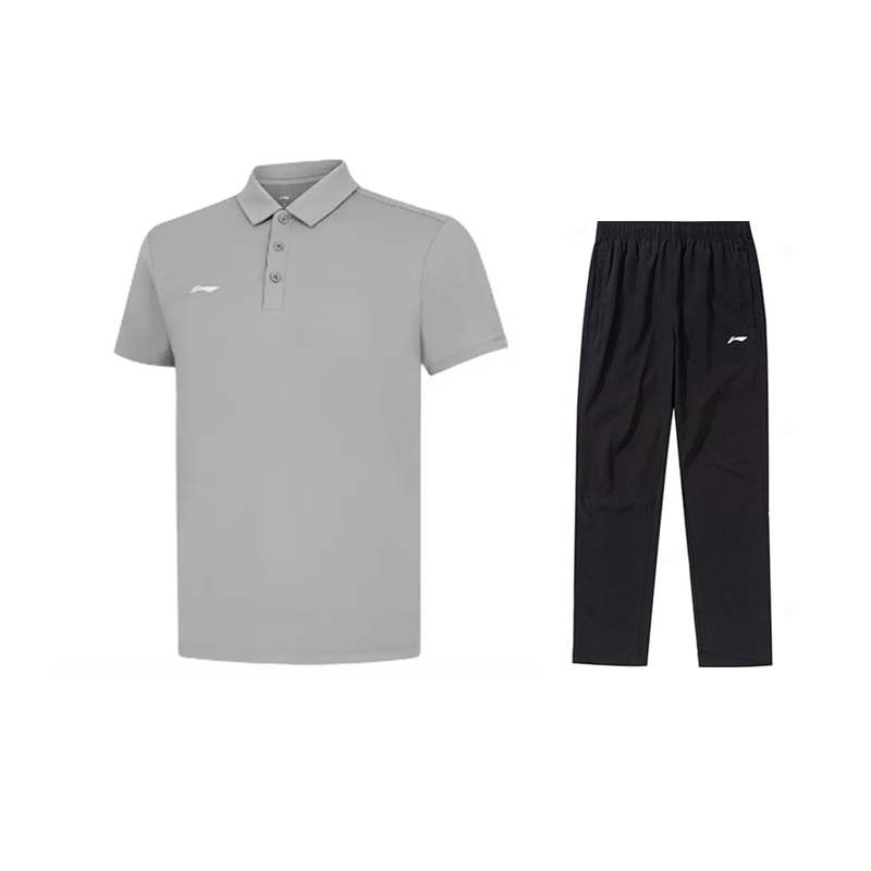 Li-Ning Li Ning Casual Sportswear Men's Polo Collar Moderate