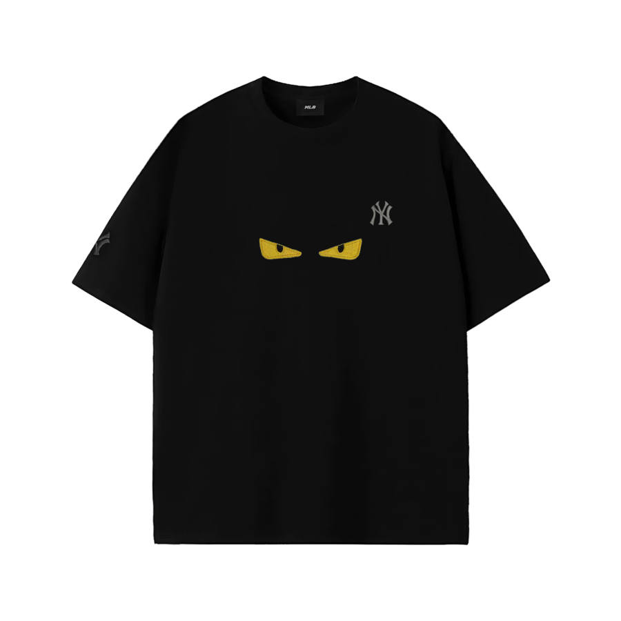 MLB MLB T Shirts Unisex Black Crew Neck Moderate