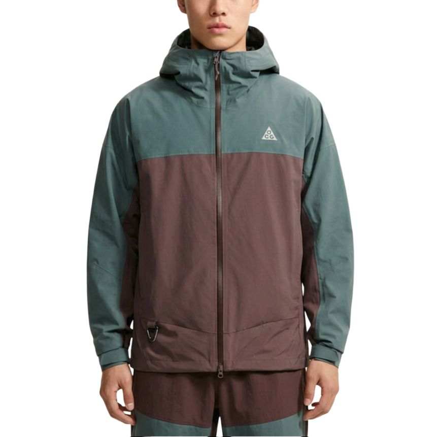 Nike Nike ACG Jackets Men's Green/Brown Hooded Non Detachable Moderate