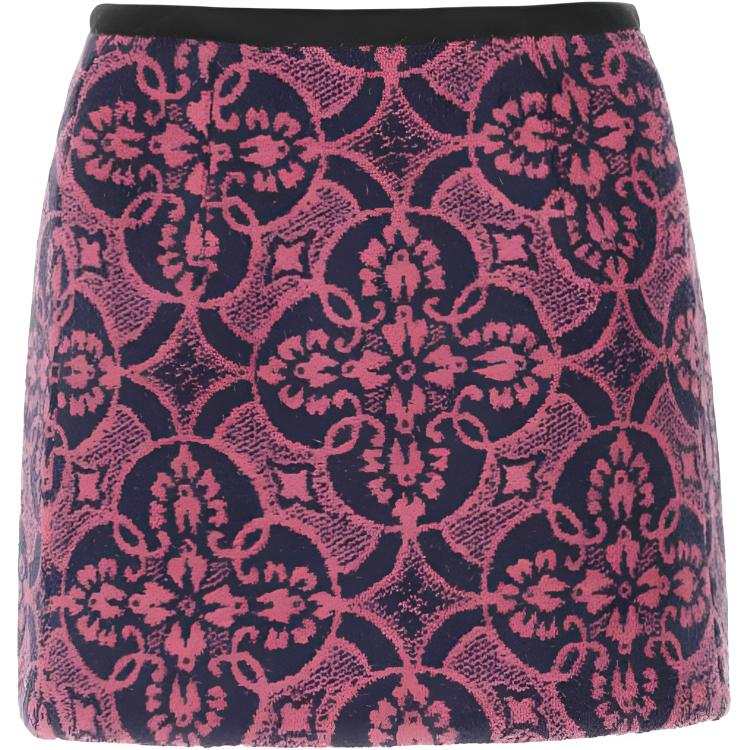 Marine Serre Casual Short Skirts Women's