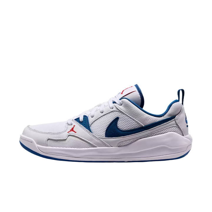 Jordan Jordan Comfort Casual Shoes Men's Low Top White/Royal Blue/Brazilian Red