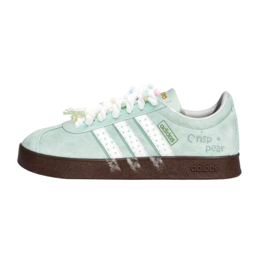 Adidas Adidas VL COURT 2.0 German Army Trainers Women's Low Top Beige/Pink