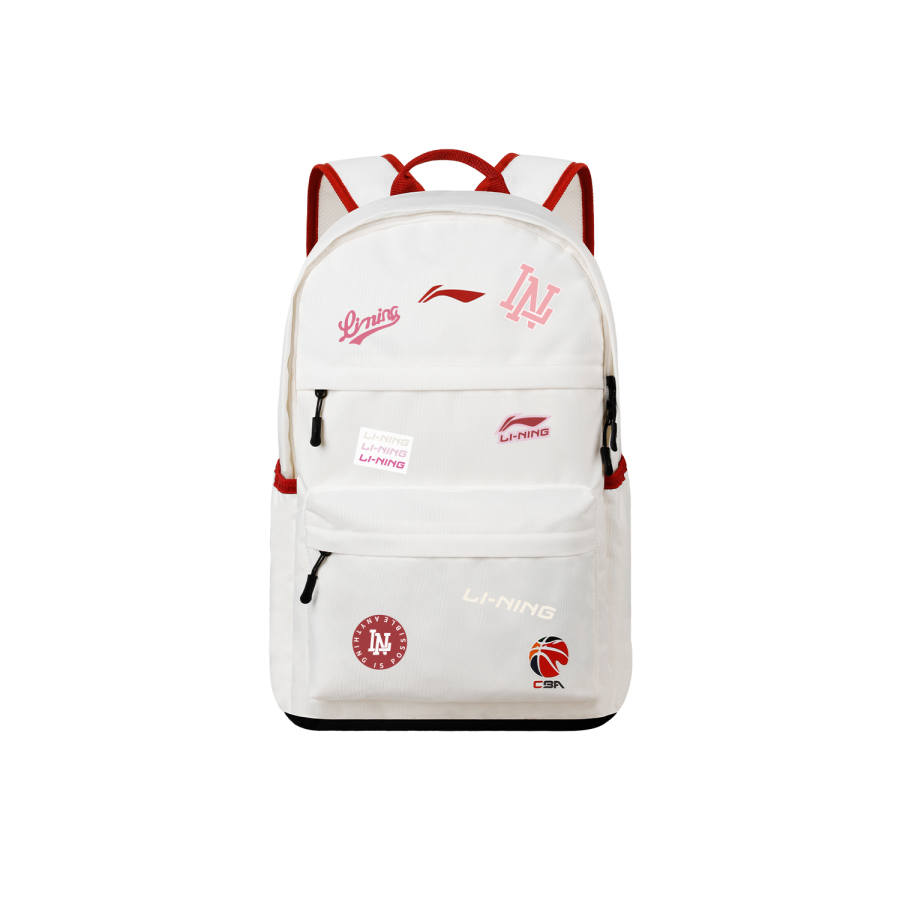 Li-Ning Li Ning CBA Collection Backpacks White Red