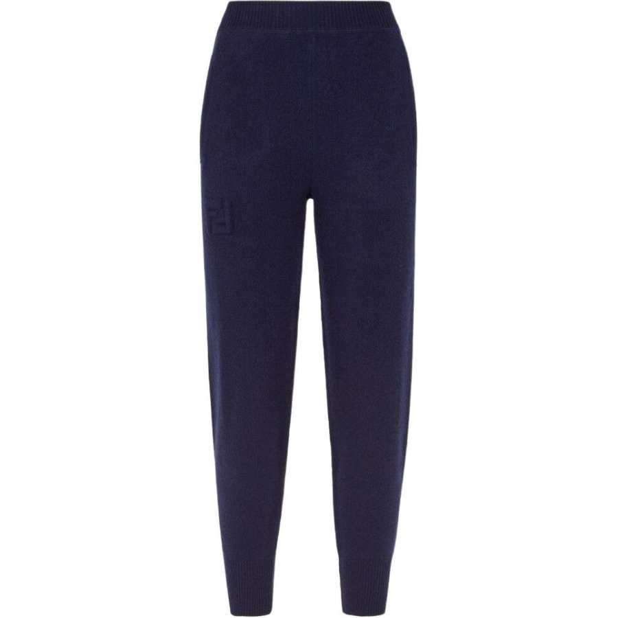 FENDI Casual Pants Women's Marine Blue Moderate Cuffed Pants