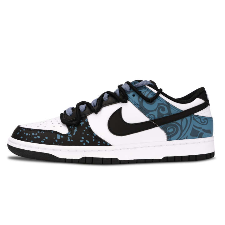 Nike Nike Dunk Skateboard Shoes Unisex Low Top Black/White/Blue